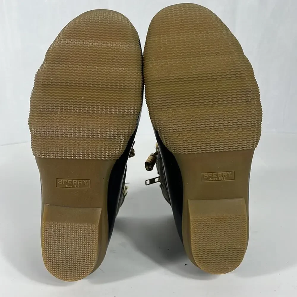 Sperry Top-Sider Saltwater WMNS‎ Duck Metallic Olive Camo Boot STS86694.